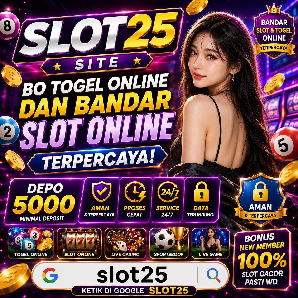 Slot25 Site - Bo Togel Online dan Bandar Slot Online Terpercaya Depo 5000