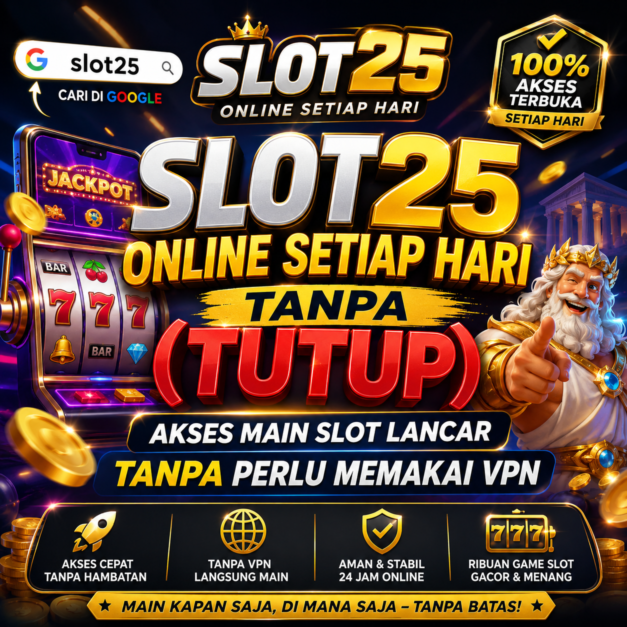 Slot25 Online Setiap Hari Tanpa (TUTUP) Akses Main Slot Lancar Tanpa Perlu Memakai VPN Versi Priorityhh