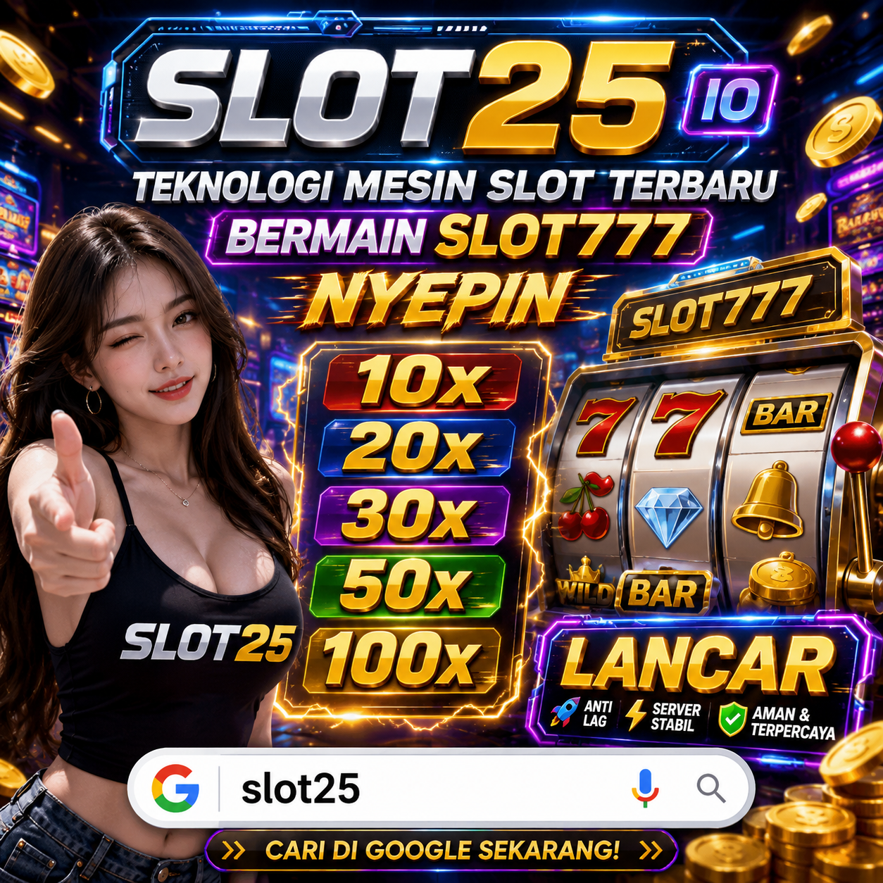 Slot25 Io Teknologi Mesin Slot Terbaru Bermain Slot777 Nyepin 10x,20x,30x,50x,100x Lancar
